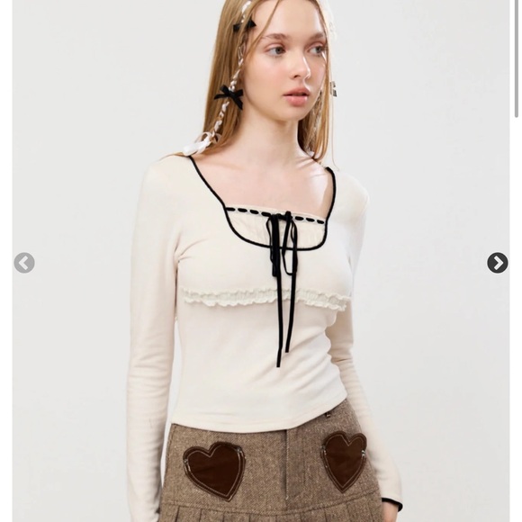 Cherie Lou Paris Coquette ‘Coco Ange’ Top - Picture 1 of 7